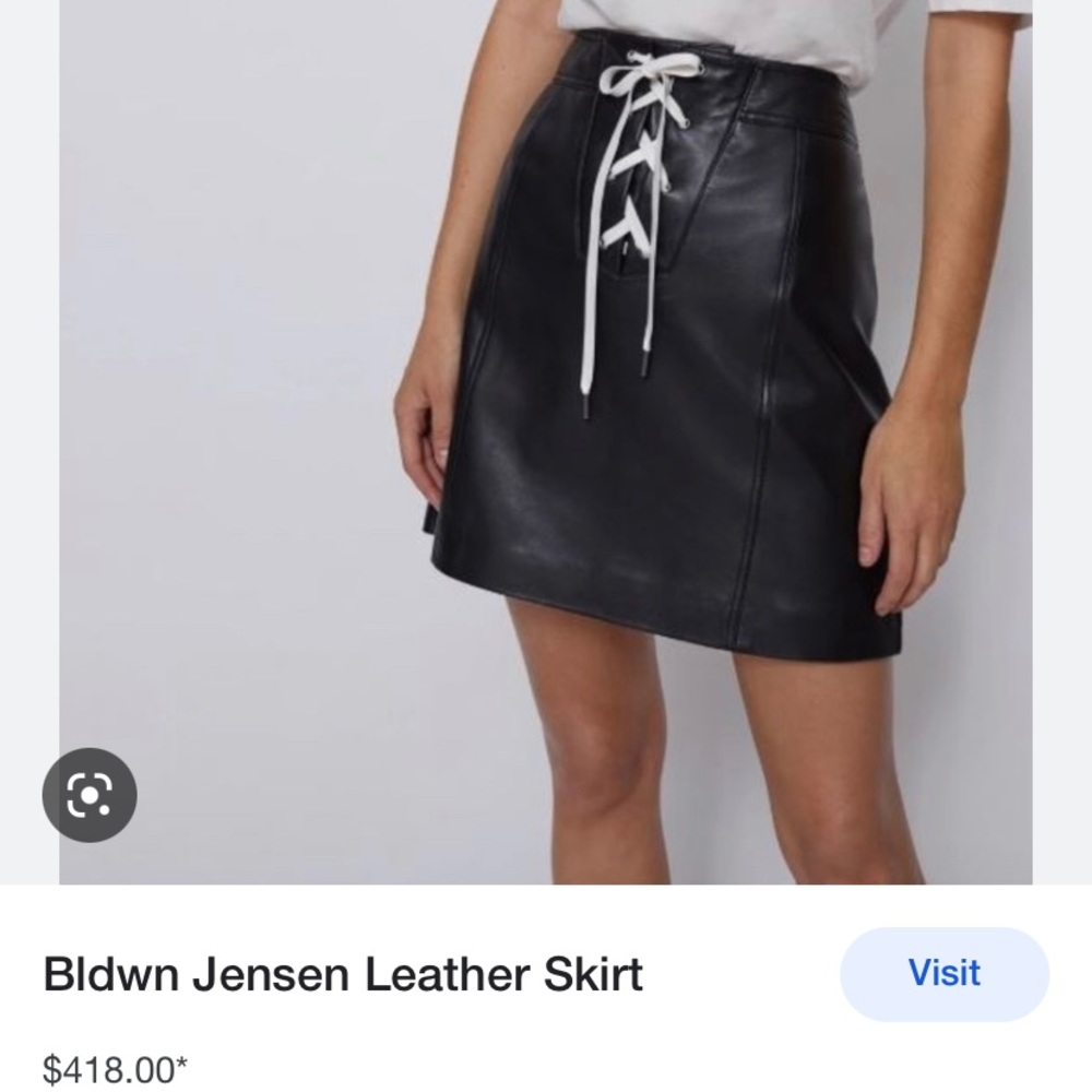 BLDWN Jensen Leather Skirt - New 100% Leather Skirt